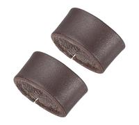 PATIKIL Leather Loop Keeper, 2 Pack Leather Loops Belt Keeper Loops Retainer Straps Replacement for 0.7"(19mm)/0.9"(23mm) Wide Belts/Straps, Coffee