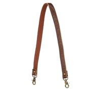 PATIKIL Leather Purse Strap Replacement, 23.6" Purse Straps Replacement Crossbody Universal Shoulder Stripe for Purses Handbags, Dark Brown