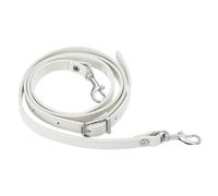 PATIKIL Leather Purse Strap Replacement 47 Inch, PU Adjustable Shoulder Crossbody Replacement Strap with Silver Hardware, White