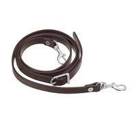 PATIKIL Leather Purse Strap Replacement 47 Inch, PU Adjustable Shoulder Crossbody Replacement Strap with Silver Hardware, Drak Brown