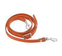 PATIKIL Leather Purse Strap Replacement 47 Inch, PU Adjustable Shoulder Crossbody Replacement Strap with Silver Hardware, Orange
