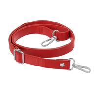PATIKIL Leather Purse Strap Replacement 51 Inch, Adjustable Shoulder Crossbody Replacement Strap with Silver Hardware, Red