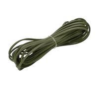 PATIKIL Leather String, 3 mm x 5.5 Yard Flat Faux Suede Leather Cord Thread Velvet String for Jewelry Making Bracelet Necklace DIY Crafts Dream Catcher, Dark Green