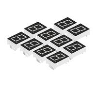 PATIKIL LED Display Digital Tube, 10 Pack 7 Segment 10 Pin 1 Bit 0.8"x1.1"x0.4" Common Cathode 2.1V LED Display Module for Electronic Driver Board, Red