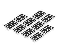 PATIKIL LED Display Digital Tube, 10 Pack 7 Segment 10 Pin 1 Bit 1.2"x1.7"x0.3" Common Cathode 3.6V LED Display Module for Electronic Driver Board, Red
