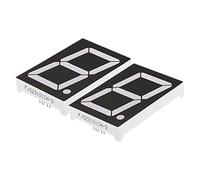 PATIKIL LED Display Digital Tube, 2 Pack 7 Segment 10 Pin 1 Bit 1.9"x2.7"x0.5" Common Cathode 5.4V LED Display Module for Electronic Driver Board, Red