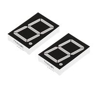 PATIKIL LED Display Digital Tube, 2 Pack Common Anode 7 Segment 10 Pin 1 Digit 6V LED Display Module for Electronic Driver Board, Green