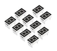 PATIKIL LED Display Digital Tube, 20 Pack Common Anode 7 Segment 10 Pin 1 Bit 3.3V 0.56" Digit Height LED Display Module for Electronic Driver Board, White