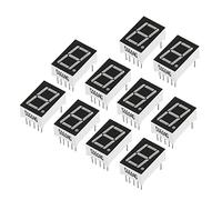 PATIKIL LED Display Digital Tube, 20 Pack Common Cathode 7 Segment 10 Pin 1 Bit 2.2V 0.56" Digit Height LED Display for Electronic Driver Board, Yellow Green