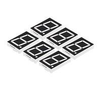 PATIKIL LED Display Digital Tube, 6 Pack 7 Segment 10 Pin 1 Bit 1.5"x2.2"x0.4" Common Cathode 3.6V LED Display Module for Electronic Driver Board, Red