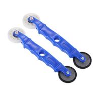 PATIKIL LED Strip Channel Roller Tool, 2 Pcs Flat/U-Groove Wheels with Plastic Handle Quick Installation Tool for 5-10mm Wide LED Strip