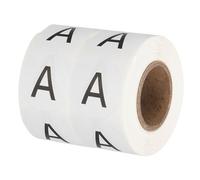 PATIKIL Letter A Inventory Labels, 1 Inch Capital Letter Stickers Self Adhesive Round Circle Coding Dots Labels (2Roll/Total 1000Pcs) for Office, Storage