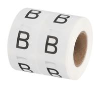 PATIKIL Letter B Inventory Labels, 1 Inch Capital Letter Stickers Self Adhesive Round Circle Coding Dots Labels (2Roll/Total 1000Pcs) for Office, Storage