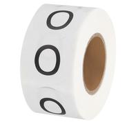 PATIKIL Letter O Inventory Labels, 1 Inch Capital Letter Stickers Self Adhesive Round Circle Coding Dots Labels (1Roll/Total 500Pcs) for Office, Storage