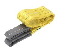 PATIKIL Lift Strap 3"x3.3', 2-Ply Polyester Tie Down Web Straps 6614lbs Capacity for Lifting Moving Rigging Hoisting, Yellow