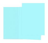 PATIKIL Light Blue Colored Copy Paper, 100 Sheets 11.7x8.3 A4 19lb/70gsm Double Sided Colorful Print Paper Bulk Sheet DIY Craft Art Projects Supplies for Printer Origami