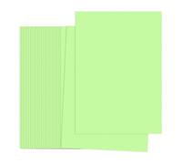 PATIKIL Light Green Print Copy Paper, 50 Sheets 8.3x5.9 A5 19lb/70gsm Double Sided Colorful Print Paper Bulk Sheet DIY Craft Art Projects Supplies for Printer Origami