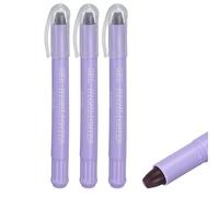 PATIKIL Light Purple Highlighters, 3 Pack Gel High Lighters No Bleeds Highliters Pens Wax Crayon Neon Clear View Bright Marker Pen Twist Up Stick Cute for Books Office Adults