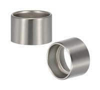 PATIKIL Light Socket Shade Ring, 2pcs E26 E27 Medium Base Metal Sockets Lock Ceramic/Porcelain Sockets with Thread Diameter 1-1/2 Inches for Hanging Lamp Holder, Nickel 35mm / 1.38"