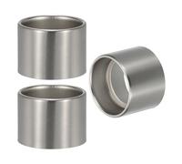 PATIKIL Light Socket Shade Ring, 3pcs E26 E27 Medium Base Metal Sockets Lock Ceramic/Porcelain Sockets with Thread Diameter 1-1/2 Inches for Hanging Lamp Holder, Nickel 40mm / 1.57"