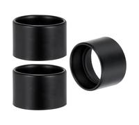 PATIKIL Light Socket Shade Ring, 3pcs E26 E27 Medium Base Metal Sockets Lock Ceramic/Porcelain Sockets with Thread Diameter 1-1/2 Inches for Hanging Lamp Holder, Black 35mm / 1.38"