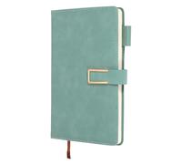 PATIKIL Lined Journal Notebook Magnetic 8.3" x 5.7" A5 100 Pages 80 GSM, Nordic Blue