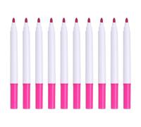 PATIKIL Liquid Chalk Markers, 10 Pcs Chalk Board Dry Wet Erase Pens Fine Tip Washable Window Marker Pens for Blackboard Home Kitchen Fridge Calendar Whiteboard Clear Glass, Hot Pink