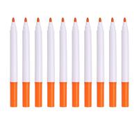 PATIKIL Liquid Chalk Markers, 10 Pcs Chalk Board Dry Wet Erase Pens Fine Tip Washable Window Marker Pens for Blackboard Home Kitchen Fridge Calendar Whiteboard Clear Glass, Orange