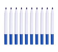 PATIKIL Liquid Chalk Markers, 10 Pcs Chalk Board Dry Wet Erase Pens Fine Tip Washable Window Marker Pens for Blackboard Home Kitchen Fridge Calendar Whiteboard Clear Glass, Dark Blue