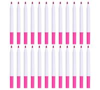 PATIKIL Liquid Chalk Markers, 24 Pcs Chalk Board Dry Wet Erase Pens Fine Tip Washable Window Marker Pens for Blackboard Home Kitchen Fridge Calendar Whiteboard Clear Glass, Hot Pink