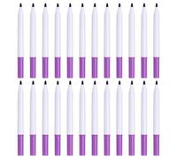 PATIKIL Liquid Chalk Markers, 24 Pcs Chalk Board Dry Wet Erase Pens Fine Tip Washable Window Marker Pens for Blackboard Home Kitchen Fridge Calendar Whiteboard Clear Glass, Purple