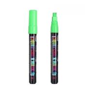 PATIKIL Liquid Chalk Markers, 2Pcs Whiteboard Markers with 7mm Wide Tips Erase Chalk Pens Big Chalkboard Water-Based for Planning Whiteboard, LED Note Board, Blackboard, Mirror, Green