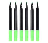 PATIKIL Liquid Chalk Markers, 6 Pcs Chalk Board Dry Wet Erase Pens Fine Tip Washable Window Marker Pens for Blackboard Home Kitchen Fridge Calendar Whiteboard Clear Glass, Grass Green