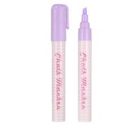 PATIKIL Liquid Chalk Markers 6mm, 2 Pcs Chalkboard Markers, Dry Erase Chalk Pens with Erasable Wide Fine Tip Wet Erase for Chalkboard Windows Blackboard Car Mirror Glass, Light Purple