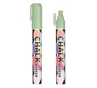 PATIKIL Liquid Chalk Markers 6mm, 2 Pcs Chalkboard Markers, Dry Erase Chalk Pens with Erasable Wide Fine Tip Wet Erase for Chalkboard Windows Blackboard Car Mirror Glass, Ocean Green