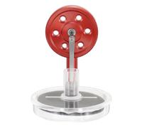 PATIKIL Low Temperature Stirling Engine, Heat Engine Model Steam Motor Metal Education Physics Science Demonstration Toy for Desktop Gift Friends, Red