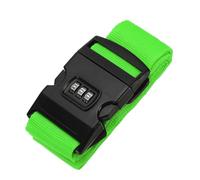PATIKIL Luggage Straps, Suitcase Straps Adjustable Luggage Belts Strap with Combination Lock for Luggage Suitcases Travel, Green