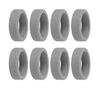 PATIKIL Luggage Wheels Covers, 8Pcs Luggage Wheel Protector Covers Silicone Suitcase Wheel Covers for Suitcase Most 8-Spinner Wheels Caster, Grey