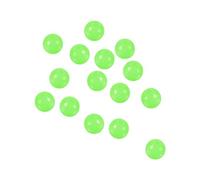 PATIKIL Luminous Fishing Beads Glow in the Dark 8mm, 100 Pieces Hard Plastic Lure Rigging Beads Round for Catfish Punch Bait Rigs Freshwater Saltwater, Green