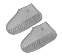 PATIKIL M Foldable Waterproof Silicone Shoe Cover, Reusable Non-Slip Overshoes Rain Shoes Covers Protectors Galoshes for Outdoor Rain Snow, Gray 1 Pair