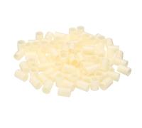 PATIKIL M10 Round Spacer Washer Set, 100 Pcs 10.5mm ID, 13mm OD, 18mm Length Plastic Standoff for M10 Screws