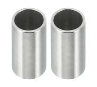 PATIKIL M10 Stainless Steel Spacers, 2 Pcs Metal Spacer Stainless Steel 10.2mm ID x 12mm OD x 20mm L Spacer Screw Standoff Round for 3/8" M10 Screw Bolts
