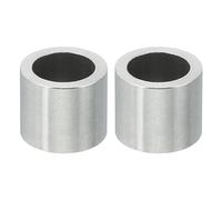 PATIKIL M10 Stainless Steel Spacers, 2 Pcs Metal Spacer Stainless Steel 10.2mm ID x 14mm OD x 12mm L Spacer Screw Standoff Round for 3/8" M10 Screw Bolts