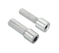 PATIKIL M10 to M6/M8 Reducing Screw, 6 Pack 30mm Long External Thread Adapter Reducer Convert Joint Hardware Double Male Thread Bolts