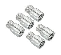 PATIKIL M10 to M8 Reducing Screw, 5 Pack 15mm Long External Thread Adapter Reducer Convert Joint Hardware Double Male Thread Bolts