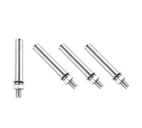 PATIKIL M10 x 100mm Expansion Bolts, 4Pcs 304 Stainless Steel Expansion Screw Bolts Sleeve Anchoring Fastener for Wall Concrete Brick Wall Drywall Air Conditioner, Silver