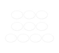 PATIKIL M105 PTFE Flat Washer, 10 Pcs 105mm ID 110mm OD 1.5mm Thick O-Ring Sealing Gasket Spacer for Fasten Screws Flanges Faucet Pipe Valves, White