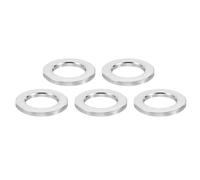 PATIKIL M12 Aluminum Spacers, 5 Pcs Metal Spacer Aluminum 12.5mm ID x 20mm OD x 2mm L Aluminum Spacer Screw Standoff Round for 1/2inch or M12 Screw Bolts