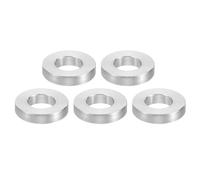 PATIKIL M12 Aluminum Spacers, 5 Pcs Metal Spacer Aluminum 12.5mm ID x 24mm OD x 5mm L Aluminum Spacer Screw Standoff Round for 1/2inch or M12 Screw Bolts