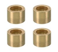 PATIKIL M12 Brass Spacers, 4 Pcs Metal Spacer Brass 12mm ID x 18mm OD x 15mm L Brass Spacers Screw Standoff for 1/2 Inch or M12 Screw